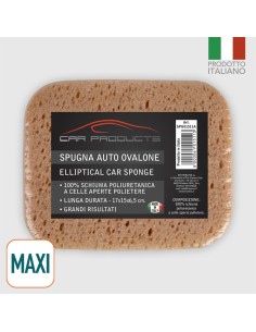 SPUGNA AUTO OVALONE 15X17X6,5 CM