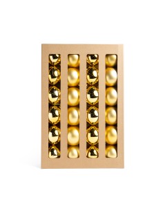 24 PALLE DIAM. 6 CM DORATE