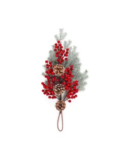 DIETROPORTA INNEVATA ROSSA 22x11xH. 65 CM