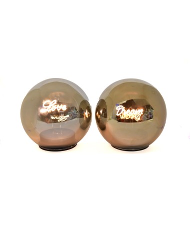 PALLA DI NATALE IN VETRO CON LUCI...