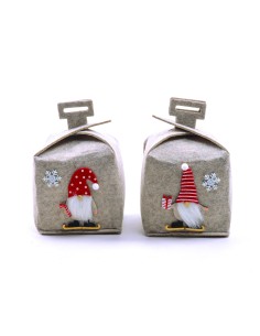 SCATOLA IN PANNOLENCI  12x12 H. 20 CM