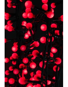 1000 LUCI LED MICROSATINATE COLORE ROSSO 8 GIOCHI LUCE E...