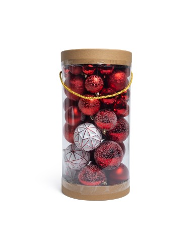 50 PALLE LUXURY MISTE ROSSE E BIANCHE