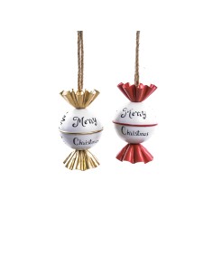 CAMPANA CARAMELLA IN METALLO 10x10xH. 17 CM