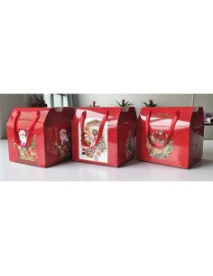 SCATOLA NATALIZIA PER TORTE IN CARTA 27x27xH.31 CM