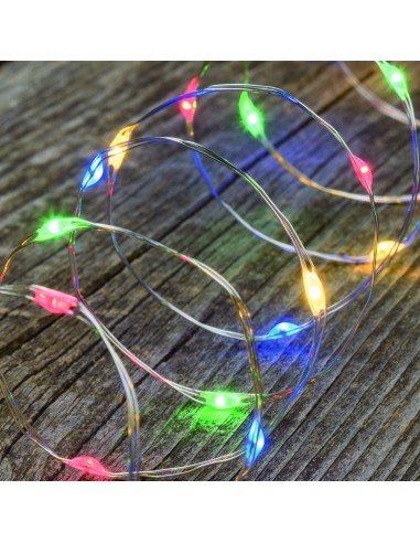 CATENA MICRO LED 40 MULTICOLOR MT.4