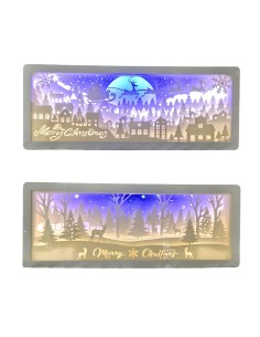 DECORAZIONE LUMINOSA CM.26X10