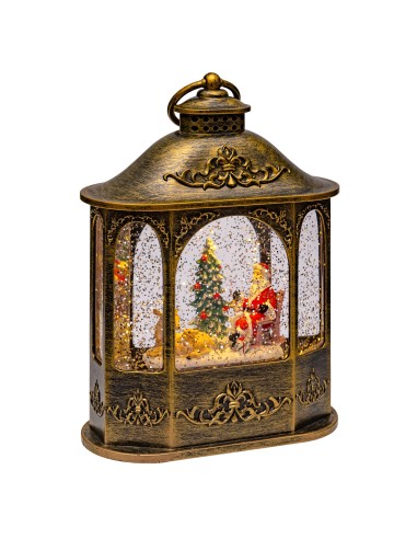 LANTERNA BRUNITA GLITTER H.21