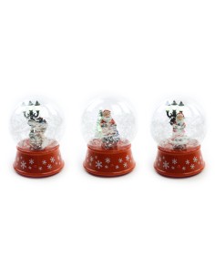 PALLA DI NEVE CON LUCI E MUSICA