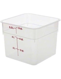 CAMBRO CONTENITORE QUADRATO IN POLIC.5,7 LT