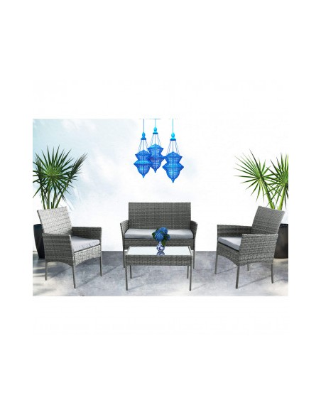 SALOTTO CARACAS 2 P C/CUSCINI GRIGIO