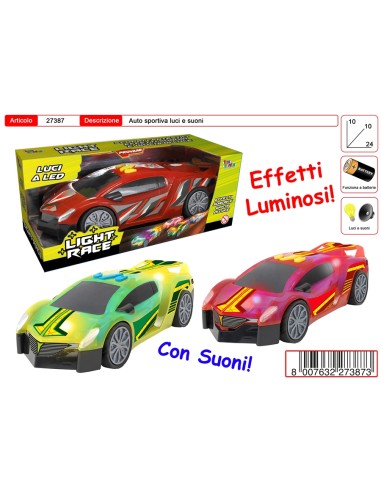 AUTO SPORTIVA LUCI E SUONI