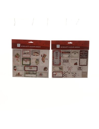 BIGLIETTI AUGURI ADESIVI LAMINATI...