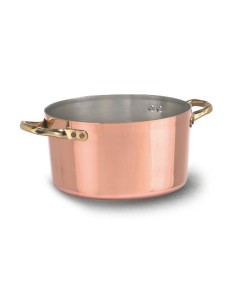 CASSERUOLA ALTA 2/ M IN RAME ST.INDUZIONE CM.28