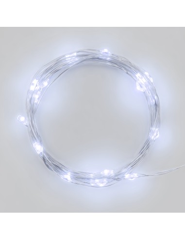 CATENA MICRO LED 20 BIANCO FREDDO MT.2