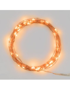 CATENA MICRO LED 40 BIANCO CALDO MT.4