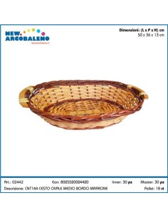 CESTO OVALE  46X34X13 CM