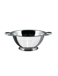 COLAPASTA IN ACCIAIO 24 CM CON BASE