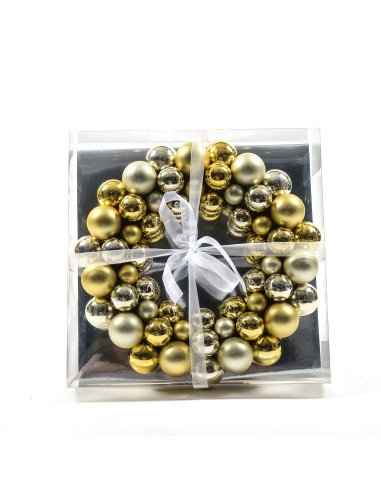 CORONA DIETROPORTA PALLINE DI NATALE...