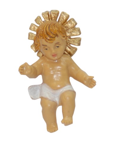 GESU' BAMBINO C/AUREOLA CM. 4,5