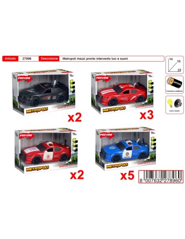 METROPOLI AUTO CON   LUCI E SUONI