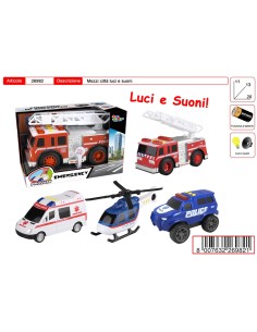 ELICOTTERO MEZZI CITTA' LUCI E SUONI