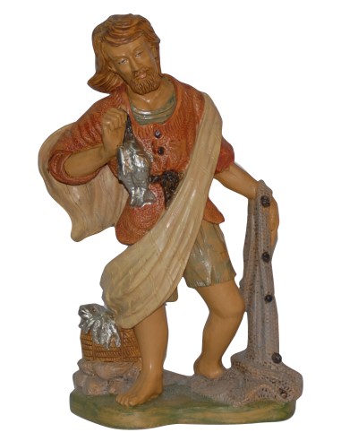 PASTORE CON RETE DA PESCA CM.30