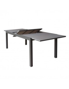 TAVOLO PENTAL 180/240 X 100 ANTRACITE 2