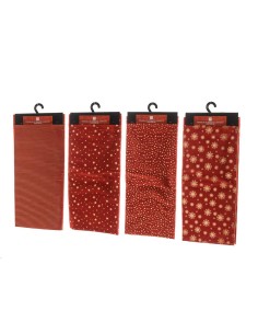 TOVAGLIA IN TESSUTO ROSSO LAMINATO 140X180CM