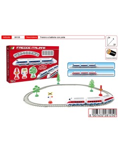 TRENO A BATTERIA CON PISTA